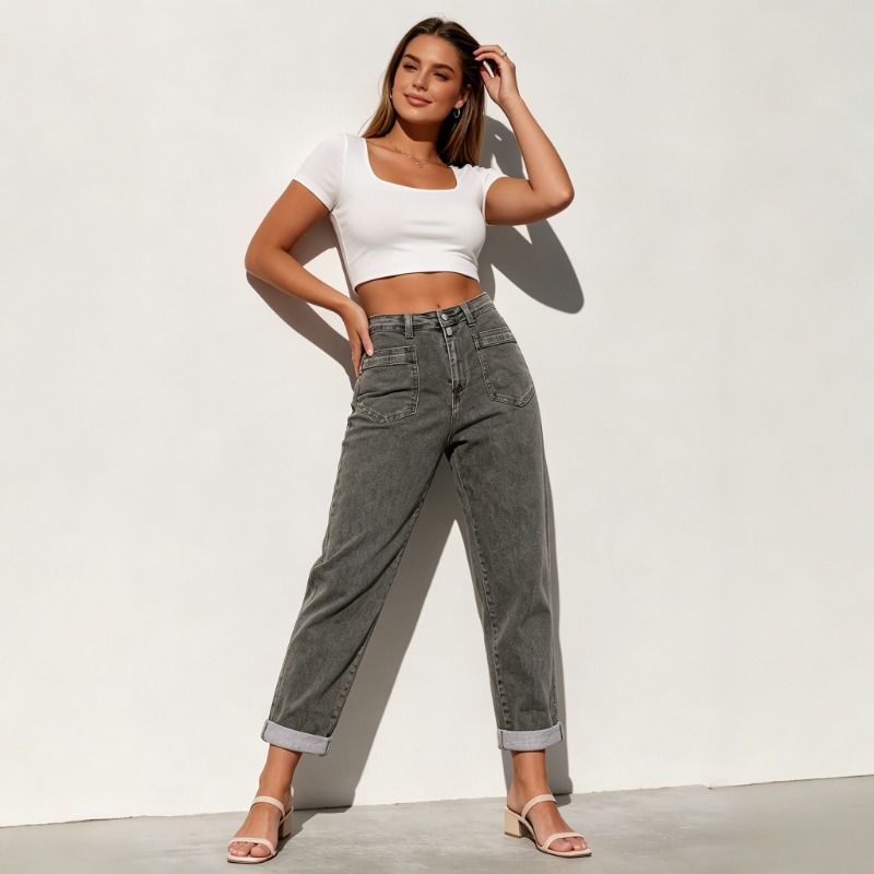 Street Fashion Jeans Women - Women Plus Size American High Street