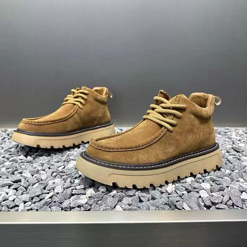 Street Fashion Walk - Autum Winter Men Platform Boots Designer