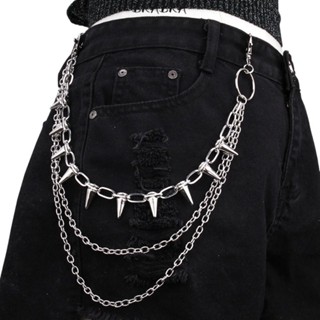 Street Fashion Jeans Women - Unisex Hip Hop Punk Rock Metal