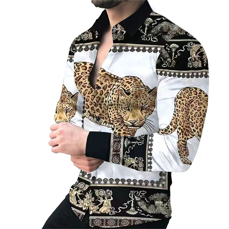 Street Fashion Shanghai - Men's shirt 3D printed shirt outdoor