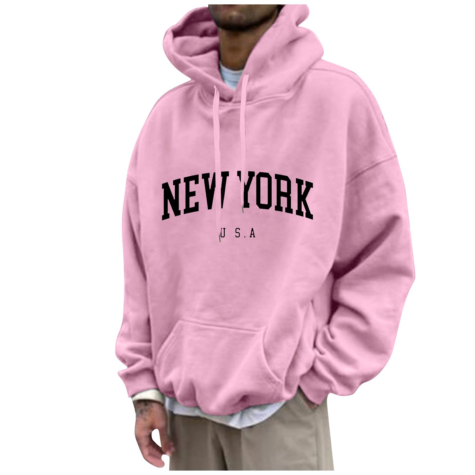 High Street Fashion New York - New York Print Mens Hoodies Fashion