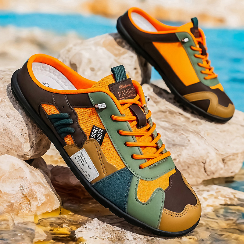 Street Fashion Walk - Spring and Summer Fashionable Color-Blocked Outdoor