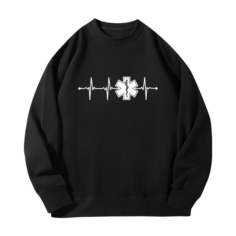 Street Fashion Shanghai - Heartbeat Pulse EMT Paramedic Streetwear Men