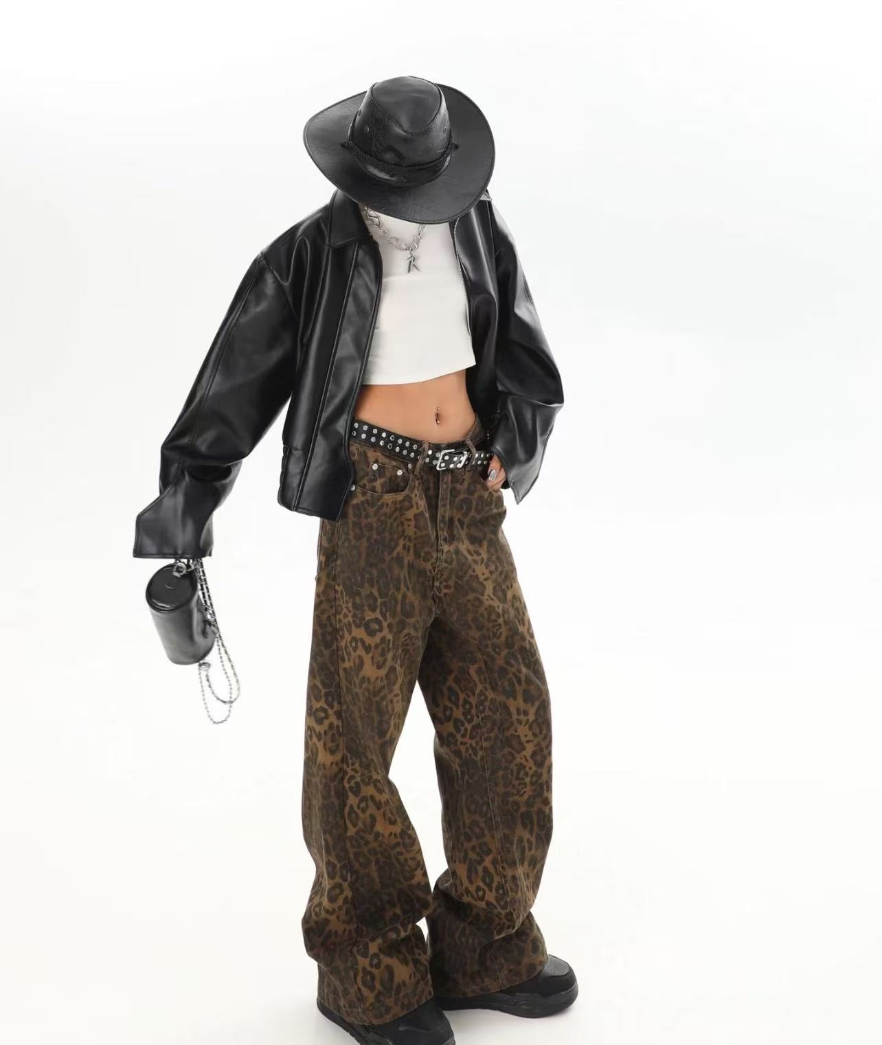 Street Fashion Jeans Women - Korean Harajuku retro QICHE men and