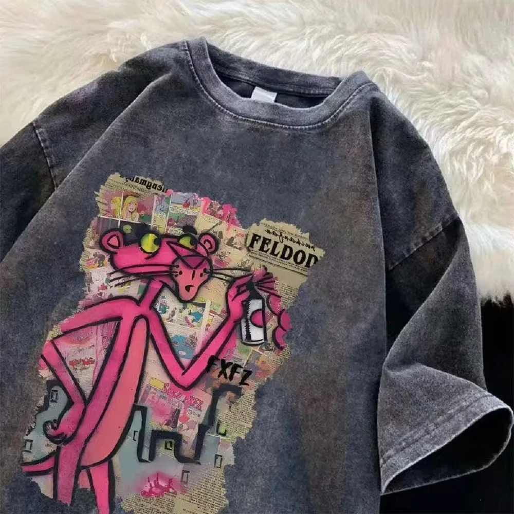 2025 Water-wash vintage t-shir - Street Fashion Trend 2025 评论和价格