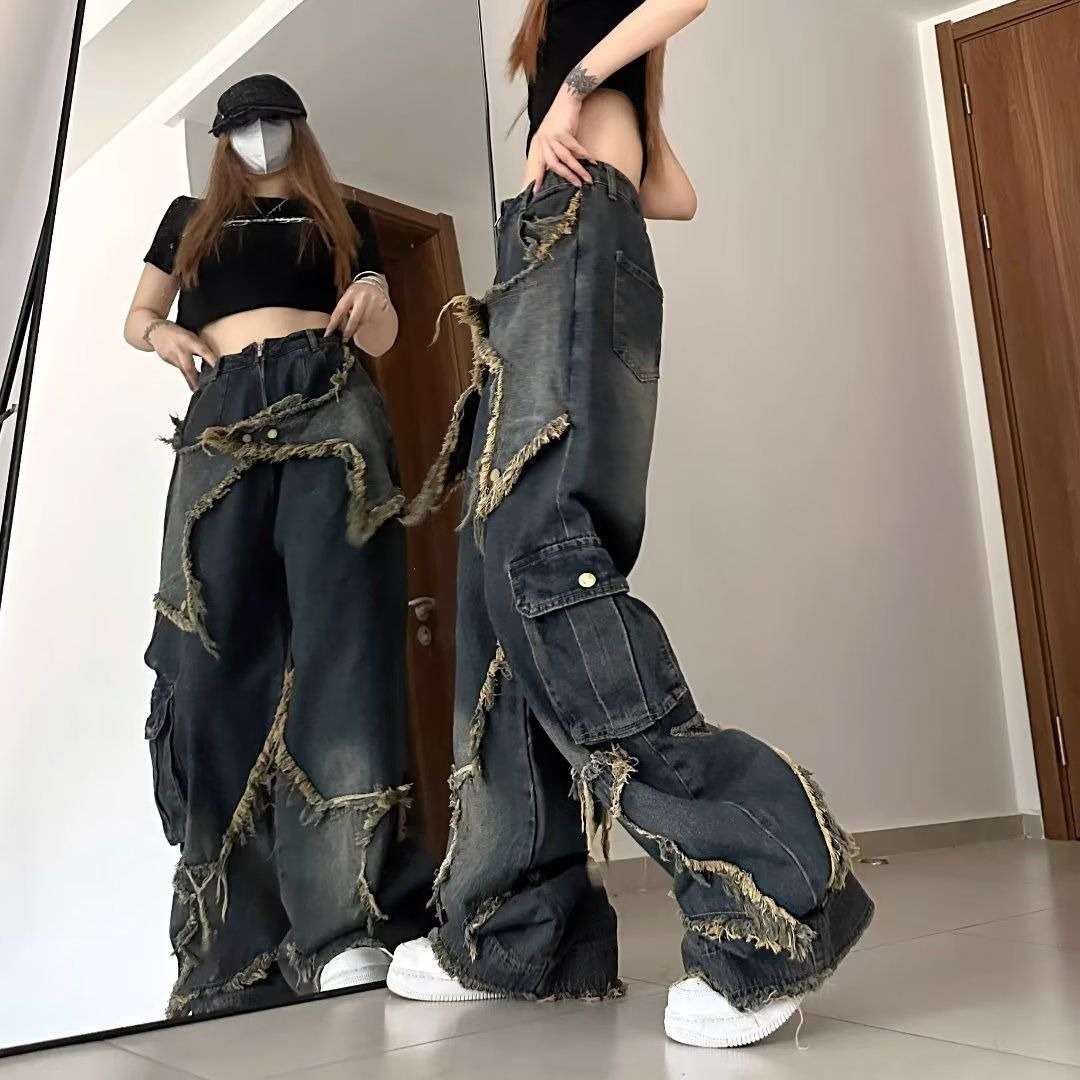 2025 Chic Gothic Pockets Zippe - Street Fashion Trend 2025 评论和价格