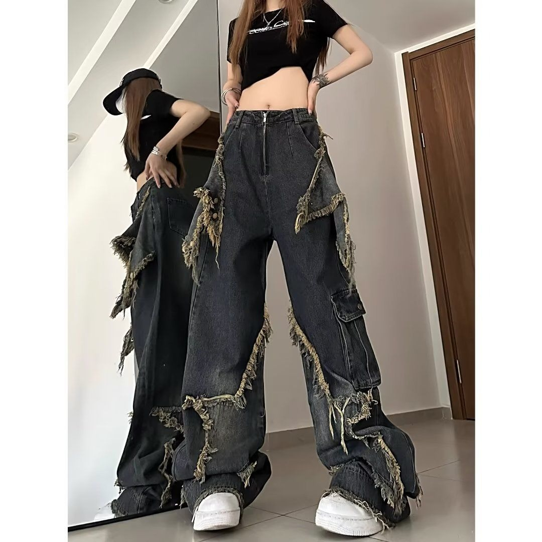2025 Chic Gothic Pockets Zippe - Street Fashion Trend 2025 评论和价格