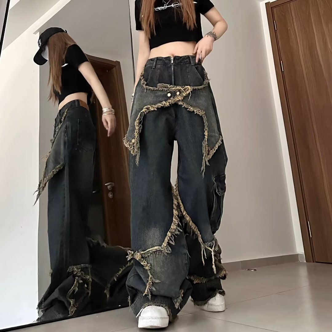 2025 Chic Gothic Pockets Zippe - Street Fashion Trend 2025 评论和价格