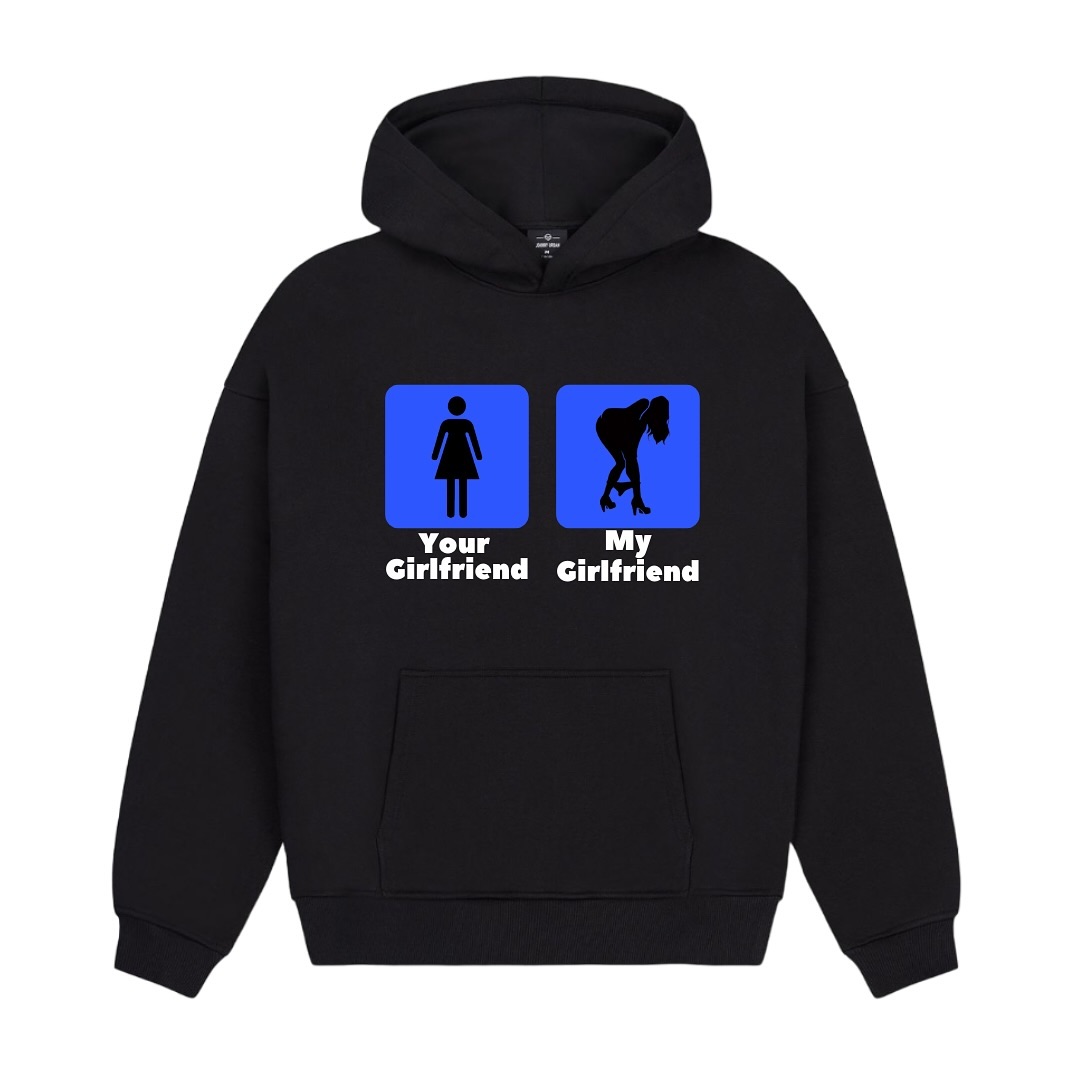 Your Girl Vs My Girl Hoodie Fa - Street Fashion Vs Streetwear 评论和价格