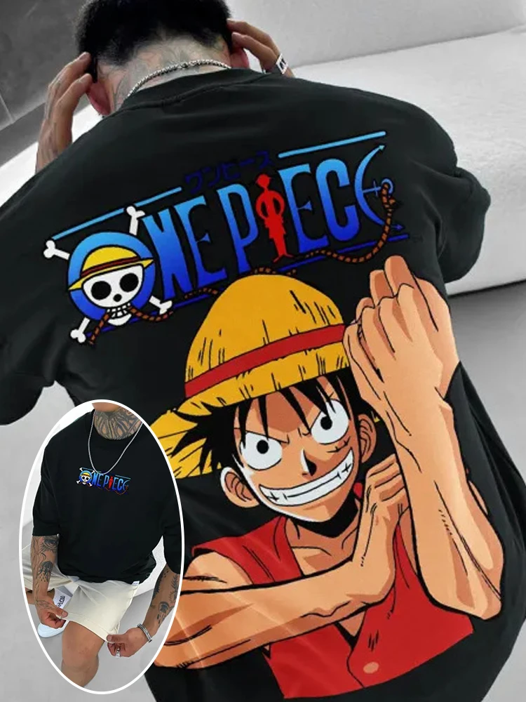 ONE PIECE Luffy Zoro 2025 Summ - Street Fashion Trend 2025 评论和价格