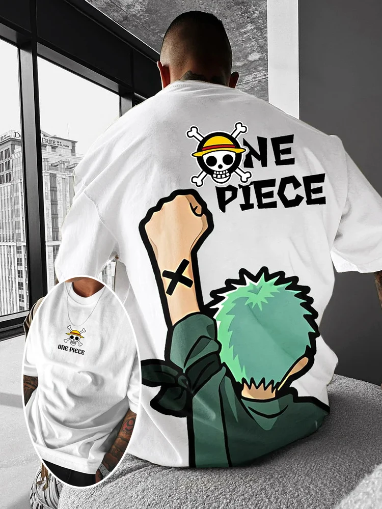 ONE PIECE Luffy Zoro 2025 Summ - Street Fashion Trend 2025 评论和价格