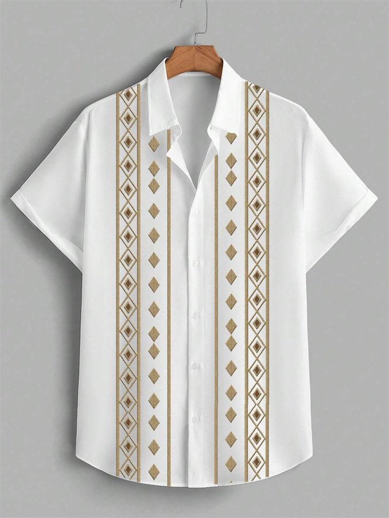 2025 Hawaiian Shirt Men's Fash - Street Fashion Shanghai 评论和价格