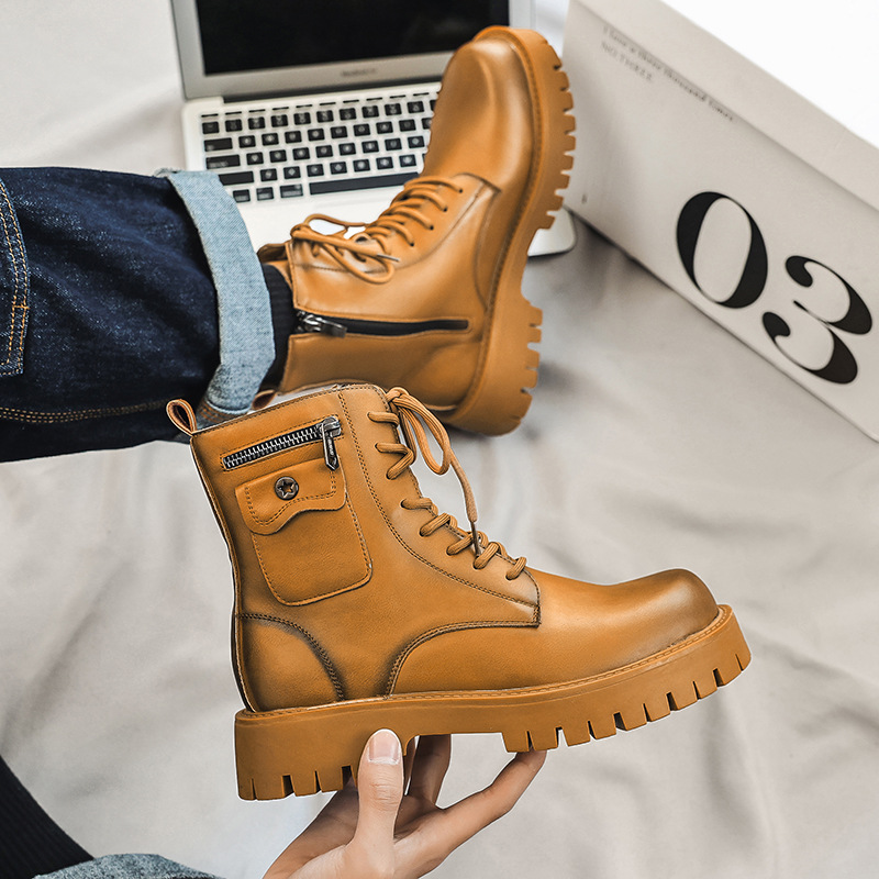 2025 Trend Men Boots Sneakers  - Street Fashion Trend 2025 评论和价格