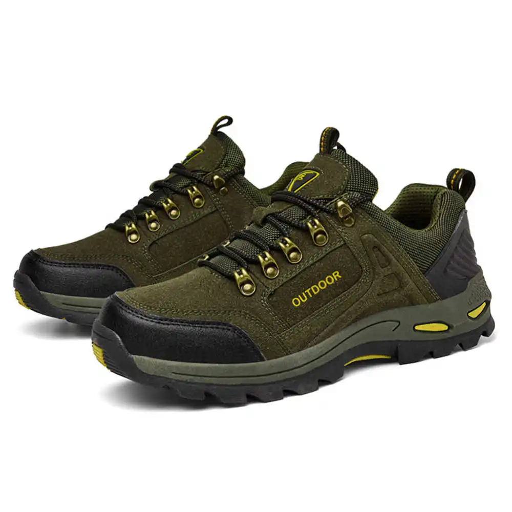 Non-slip Lace Up Hiking Tennis - Street Fashion Asian Men 评论和价格