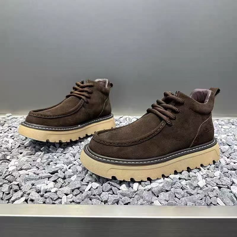 Autum Winter Men Platform Boot - Street Fashion Walk 评论和价格
