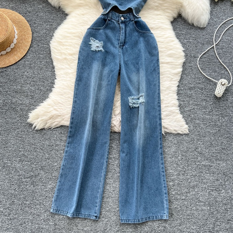 Denim Jumpsuits Women One Piec - Street Fashion Jeans Women 评论和价格
