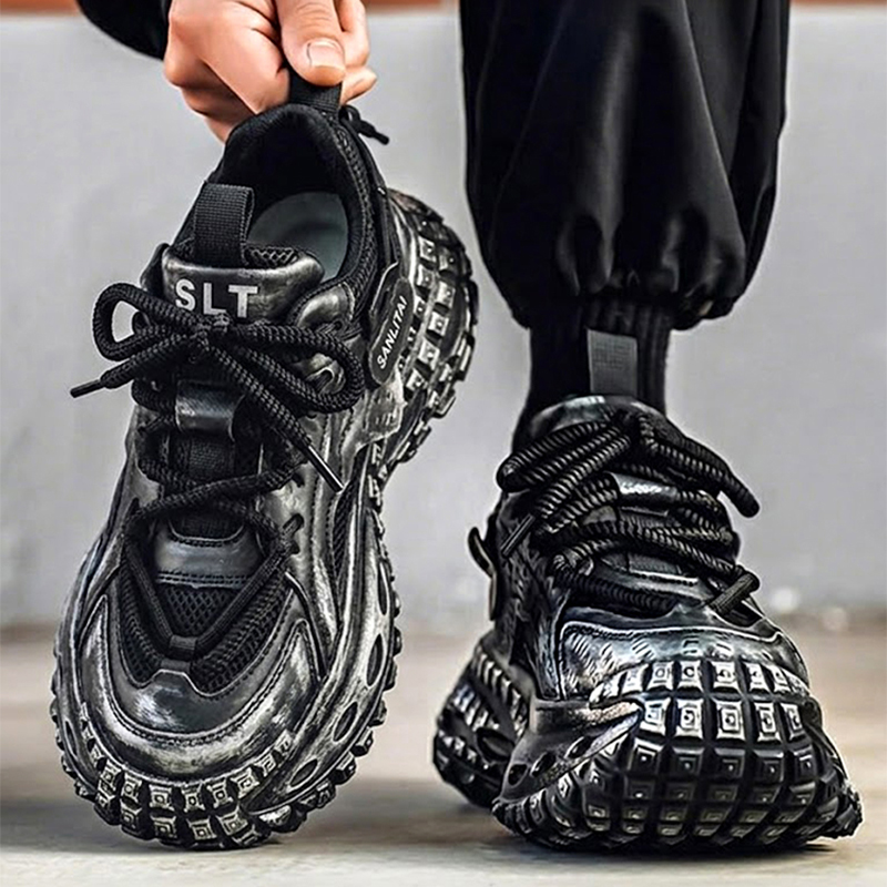 Big Size Men Mesh Chunky Dad S - Street Fashion Walk 评论和价格