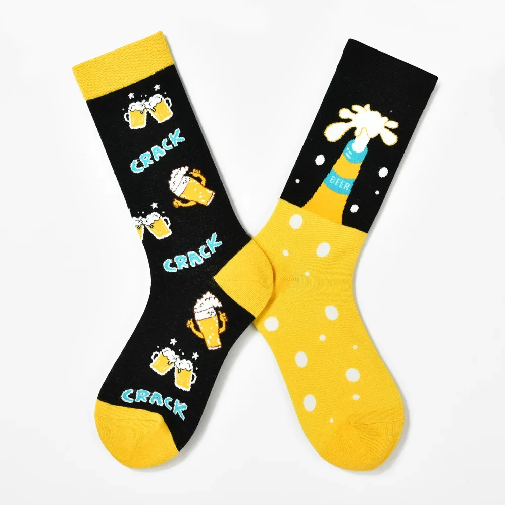 Fashion AB Face Women's Socks  - Street Fashion Youtube 评论和价格