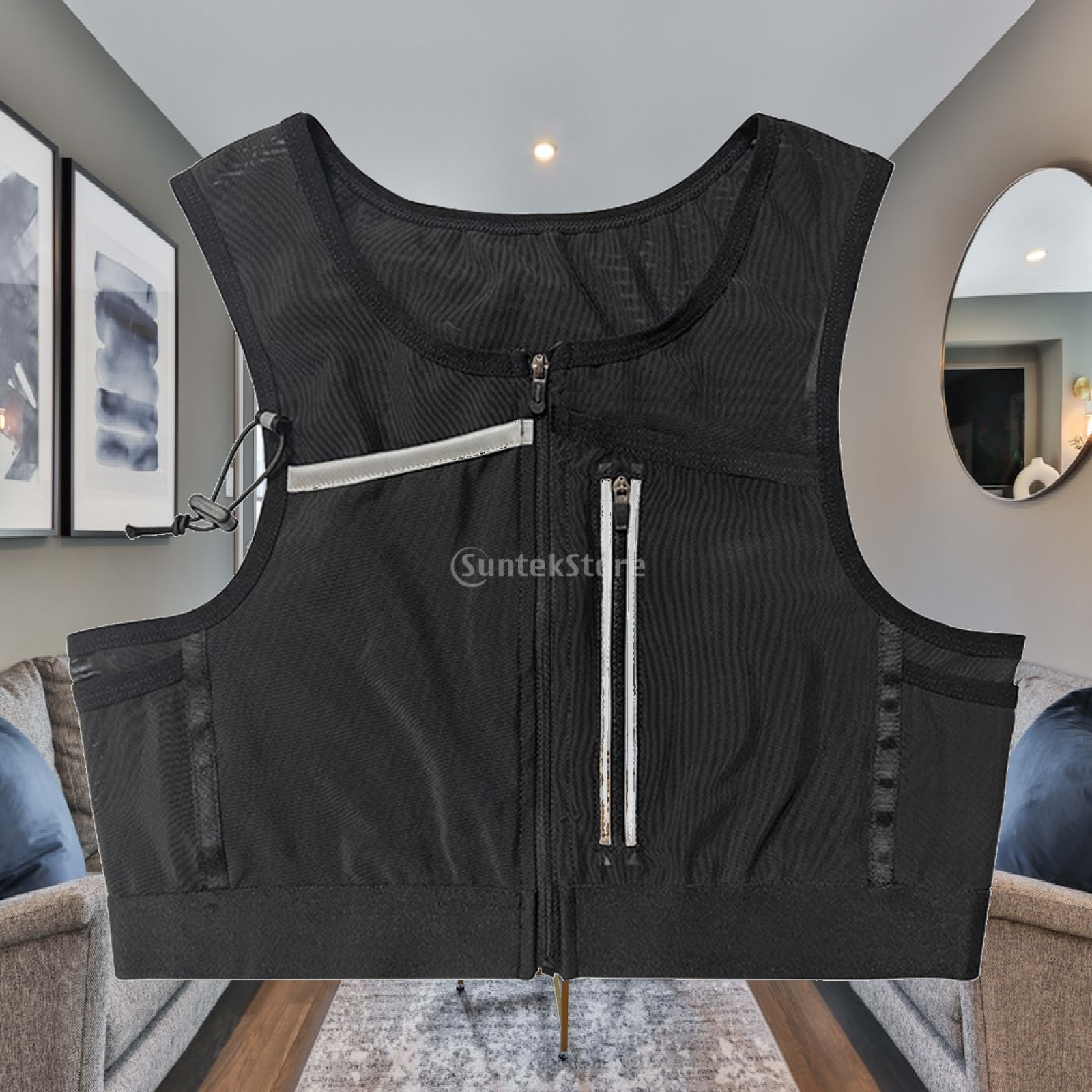 Running Vest Bag Chest Pack Re - Reflective Jacket Running 评论和价格