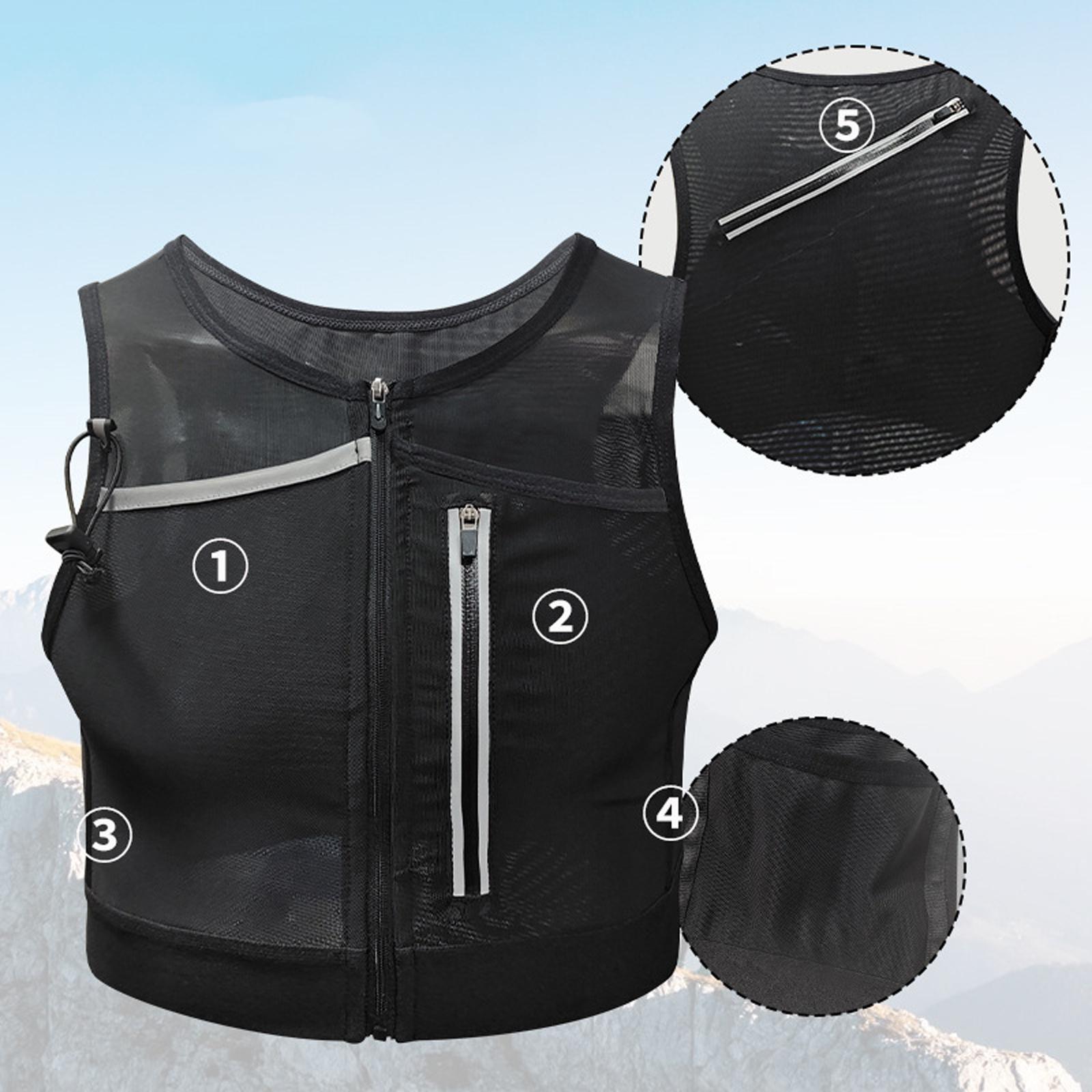 Running Vest Bag Chest Pack Re - Reflective Jacket Running 评论和价格