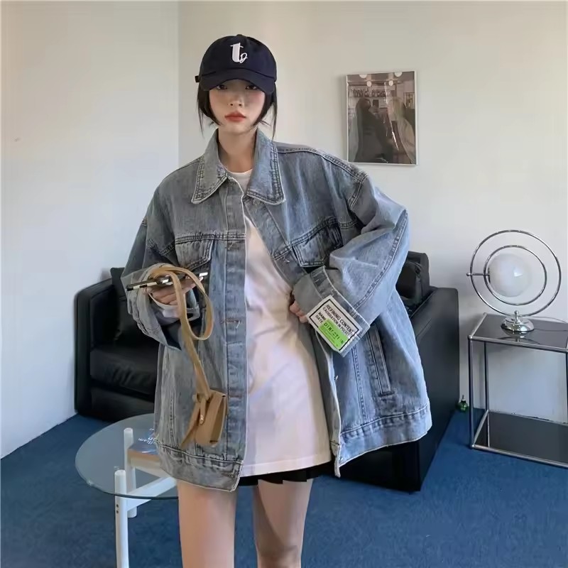 2025 New Fashion Denim Jacket  - Street Fashion Jeans Women 评论和价格