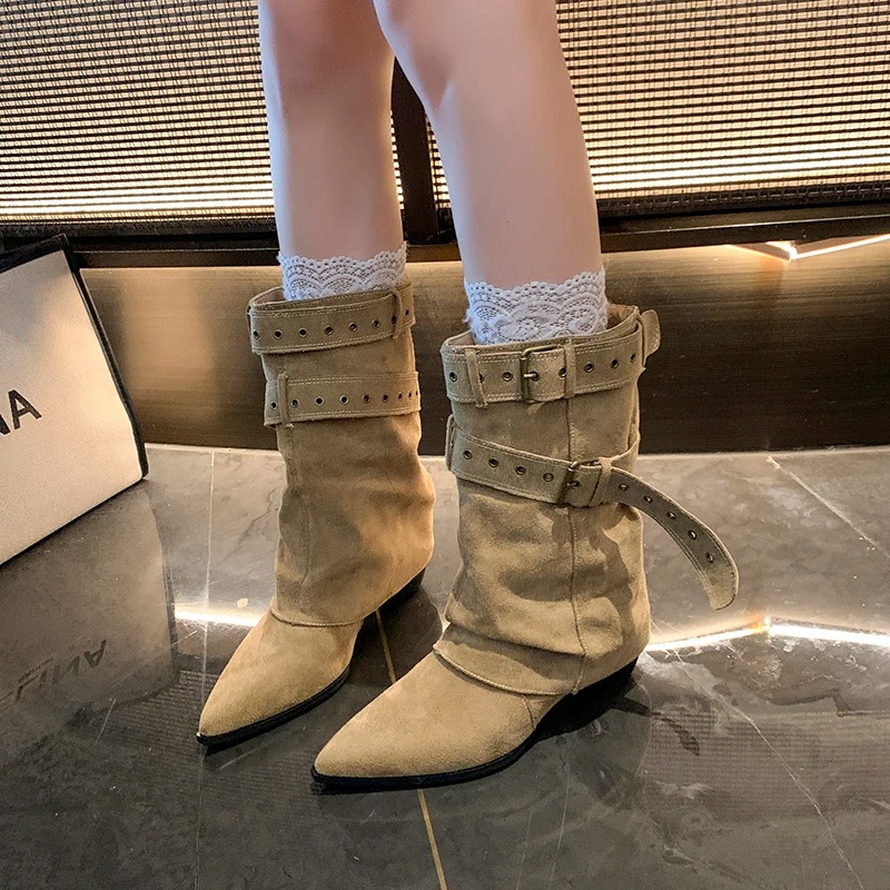 2025 Pointed Toe Women's Winte - Street Fashion Trend 2025 评论和价格