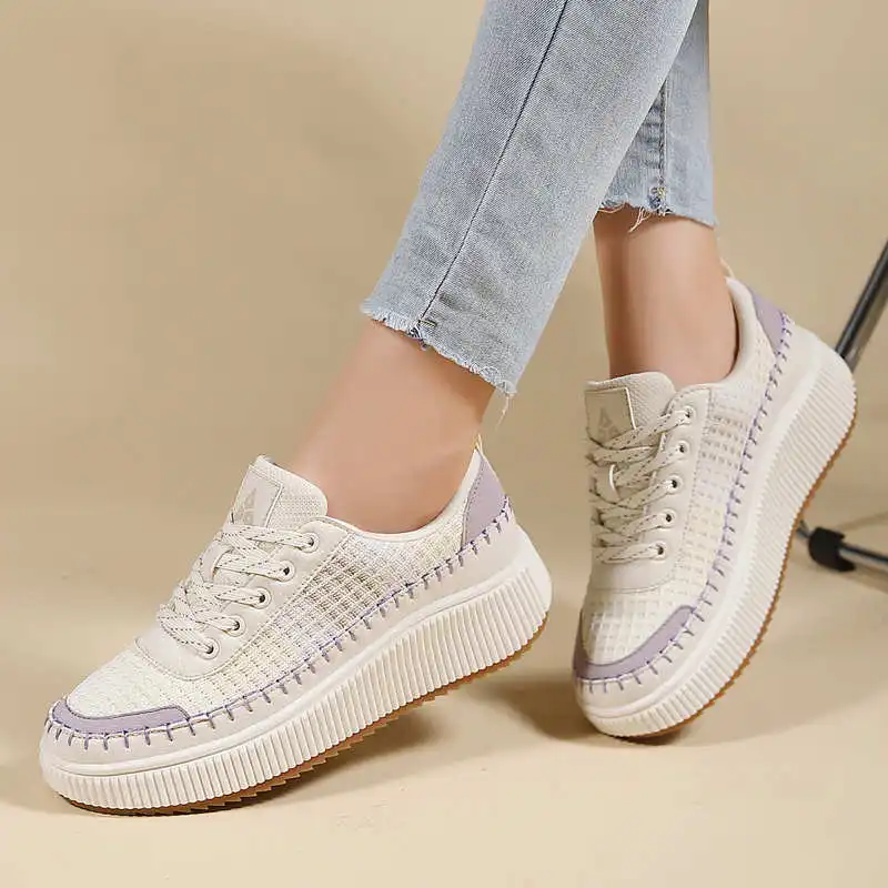 Brown Shoes Woman Flats Autumn - Street Fashion Asian Men 评论和价格