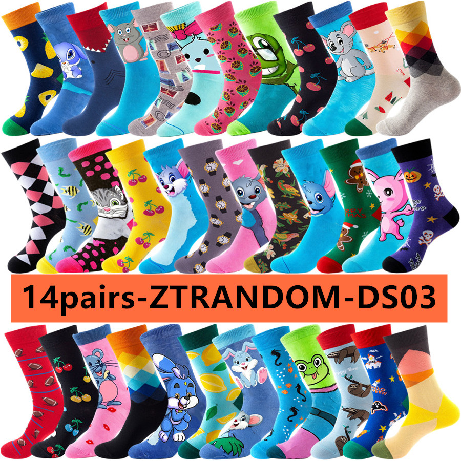14pairs Anime Casual Crew Sock - Street Fashion Youtube 评论和价格