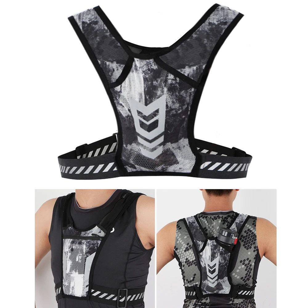 Reflective Running Vest with P - Reflective Jacket Running 评论和价格