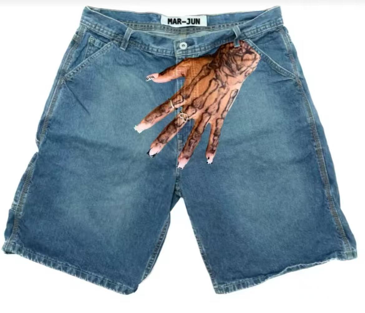 Deeptown Y2k Vintage Harajuku  - Street Fashion Jeans Women 评论和价格