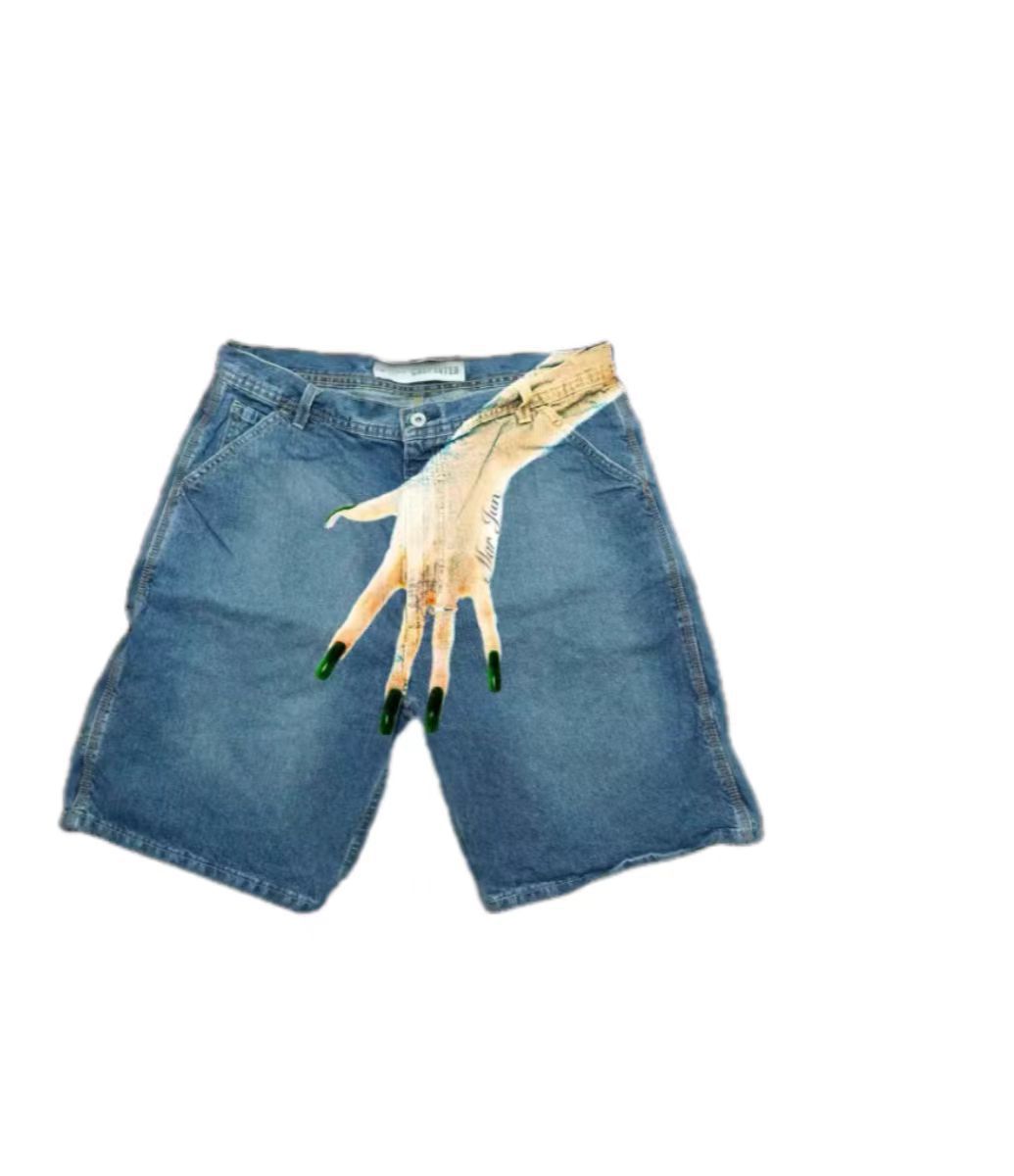 Deeptown Y2k Vintage Harajuku  - Street Fashion Jeans Women 评论和价格