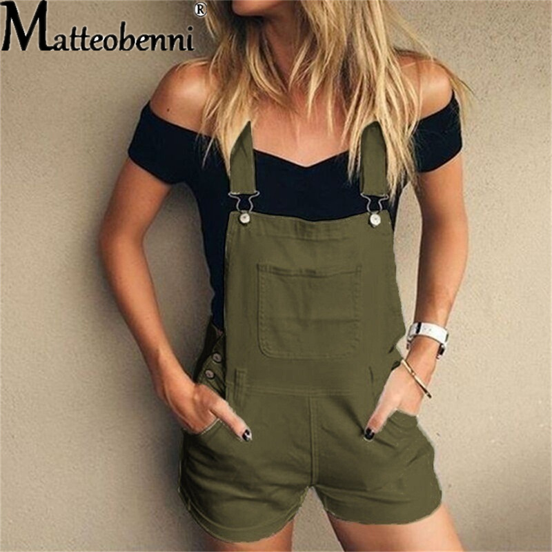 Short Denim Overalls Women Poc - Street Fashion Jeans Women 评论和价格