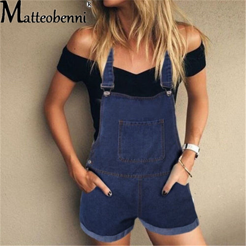 Short Denim Overalls Women Poc - Street Fashion Jeans Women 评论和价格