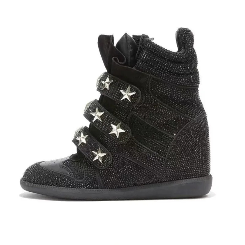Women’s Rhinestone Ankle Boots - Street Fashion Walk 评论和价格