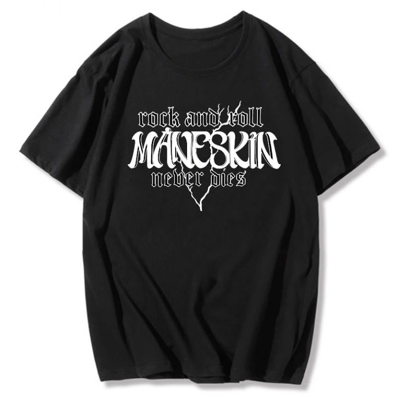 Oversized T Shirt Graphic Mane - Street Fashion Asian 评论和价格