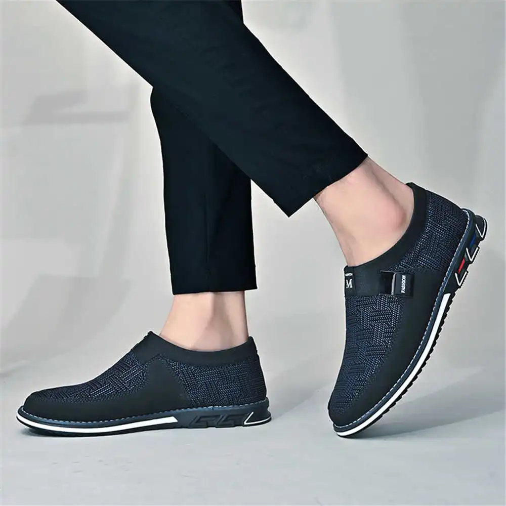 Dark Blue 44-45 Summer Shoes S - Street Fashion Asian Men 评论和价格