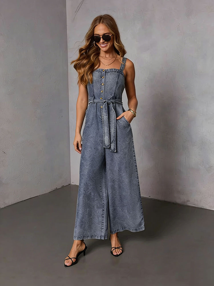 Summer Vintage Women Denim Jum - Street Fashion Jeans Women 评论和价格