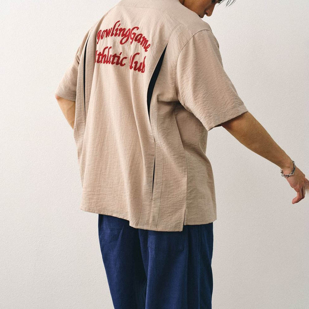 Men's Embroidered Short-Sleeve - Street Fashion Trend 2025 评论和价格