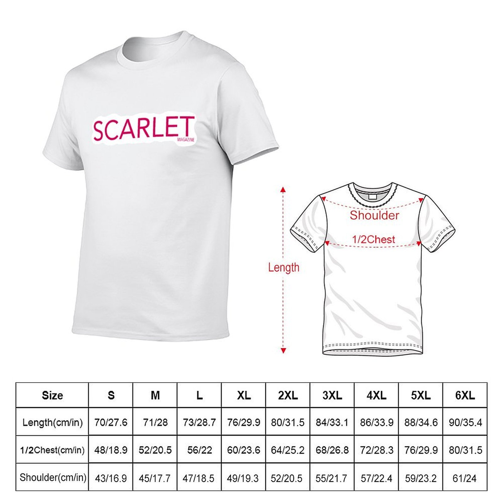 scarlet magazine T-Shirt Stree - Street Fashion Magazines 评论和价格