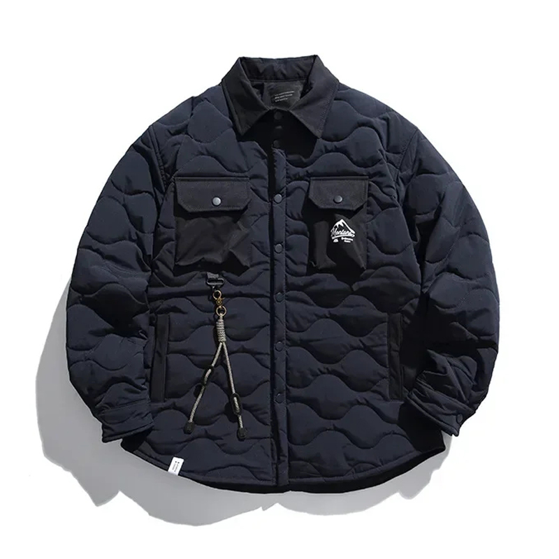 Vintage Cotton Jacket Men's Wi - Street Fashion Erkek 评论和价格