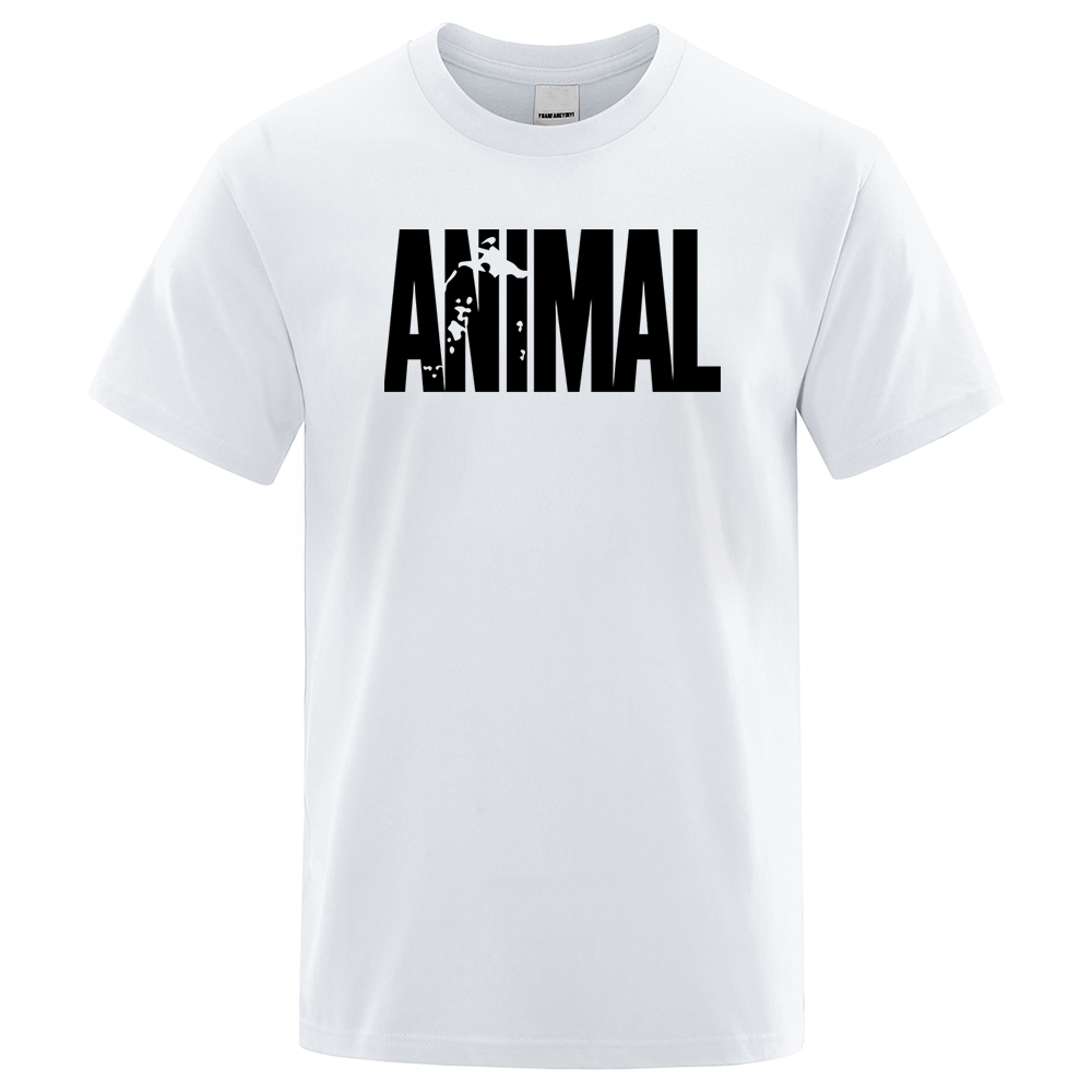 Asian Size Fashion ANIMAL Lett - Street Fashion Asian Men 评论和价格