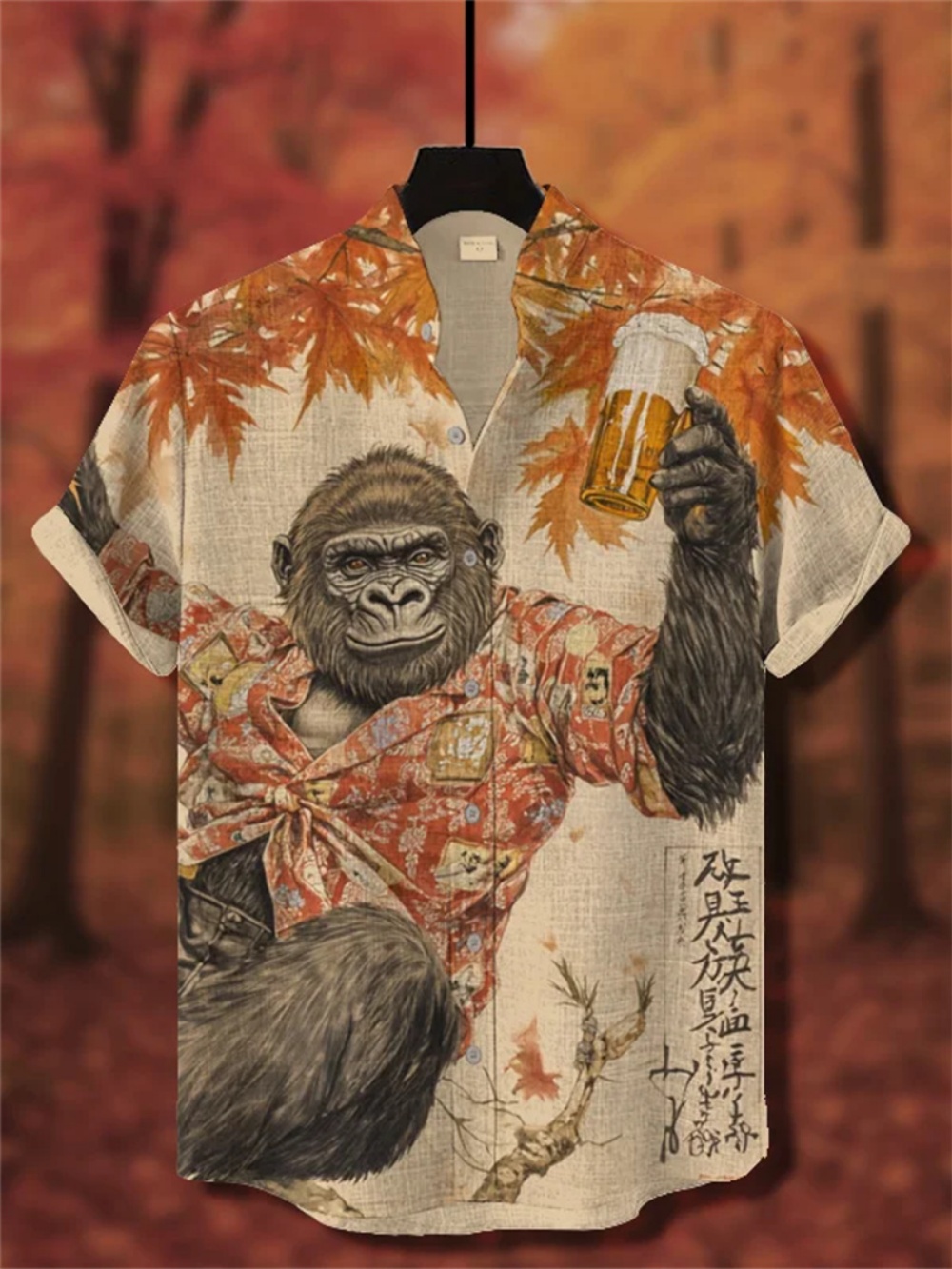 Men's Summer Linen Shirt Short - Street Fashion Shanghai 评论和价格