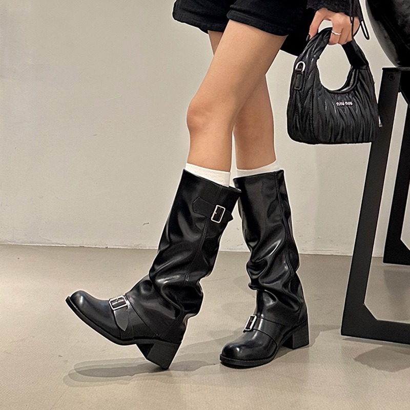 2025Woman Boots Knee High Plat - Street Fashion Trend 2025 评论和价格