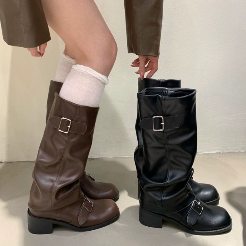 2025Woman Boots Knee High Plat - Street Fashion Trend 2025 评论和价格