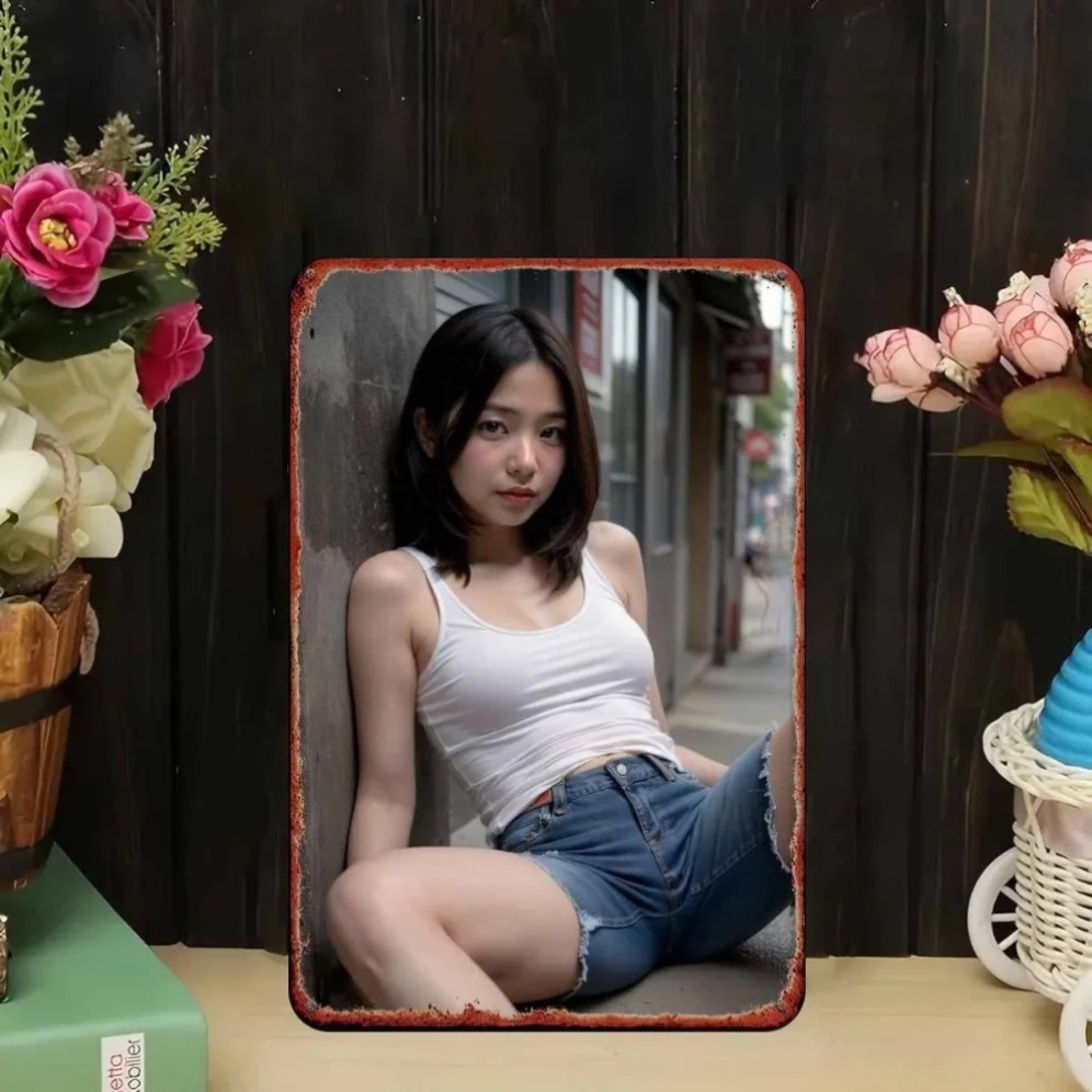 New Trendy HD Metal Wall Art - - Street Fashion Asian 评论和价格