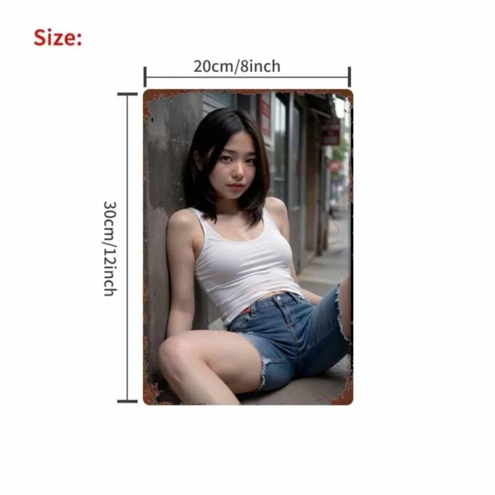 New Trendy HD Metal Wall Art - - Street Fashion Asian 评论和价格