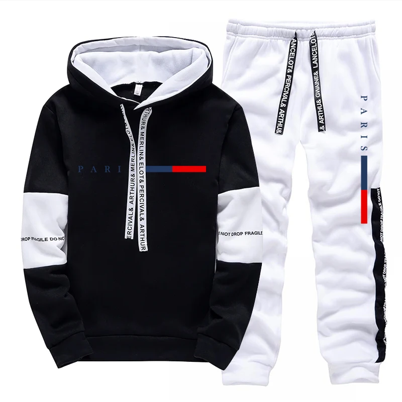 Men's Set/Hoodie/Pants Paris F - Street Fashion Style 评论和价格