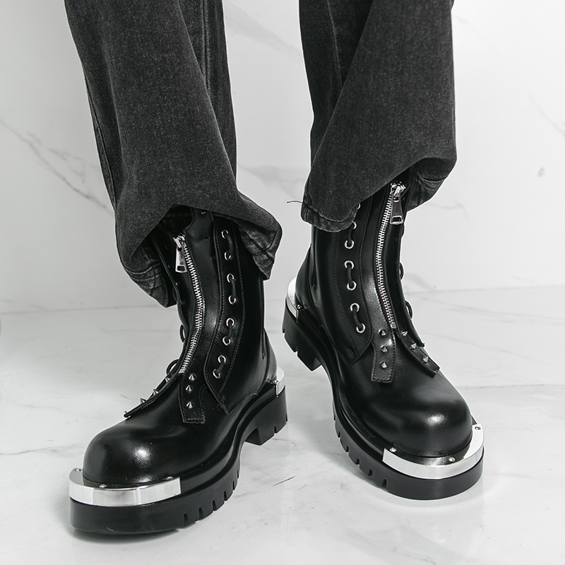 Men's thick soled boots Design - Street Fashion Walk 评论和价格
