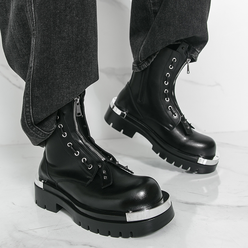 Men's thick soled boots Design - Street Fashion Walk 评论和价格